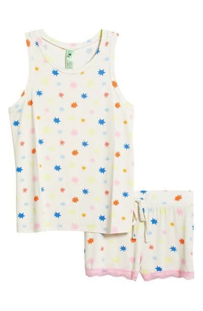Shop Honeydew Intimates All American Shortie Pajamas In Biscotti Stars