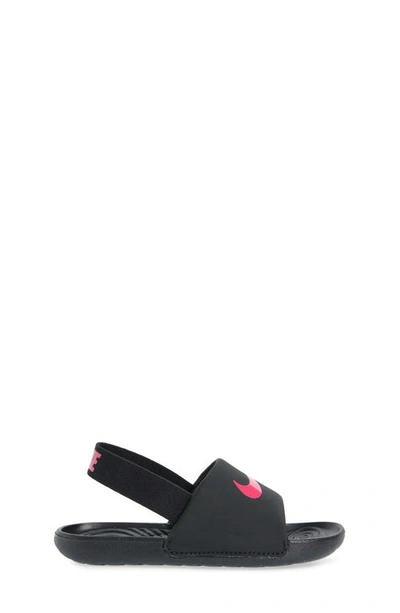Shop Nike Kawa Slingback Sandal In 008 Black/vvdpnk
