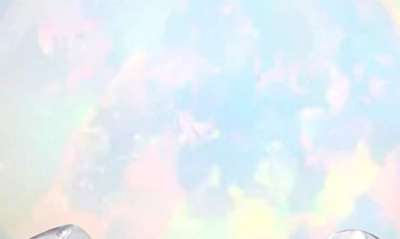 Lily Nily Kids' Lab Created Opal Unicorn Stud Earrings In White