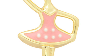 Lily Nily Kids' Ballerina Pendant Necklace In Pink