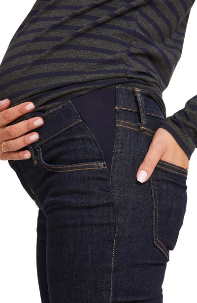 Hatch The Slim Maternity Jeans In Rinse
