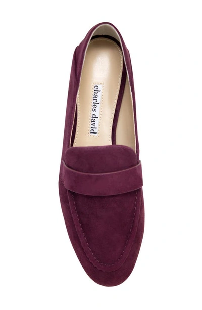 Shop Charles David Favorite Convertible Loafer In Cranberry