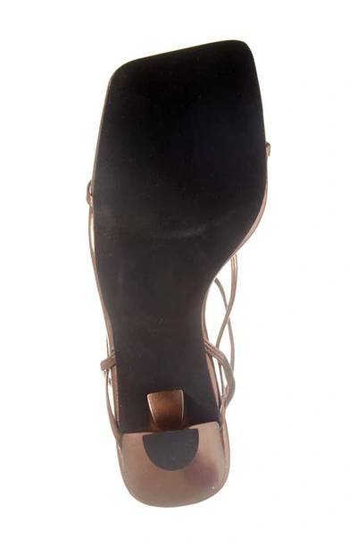 Jeffrey Campbell Fluxx Sandal In Bronze Metallic