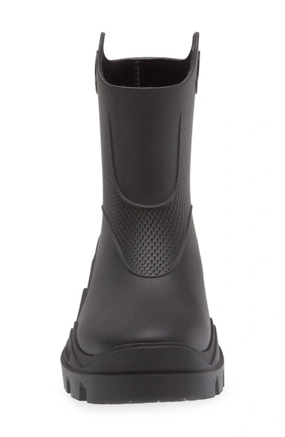 Moncler Ankle-height Boots With Textured Grip And Rugged Sole In Black