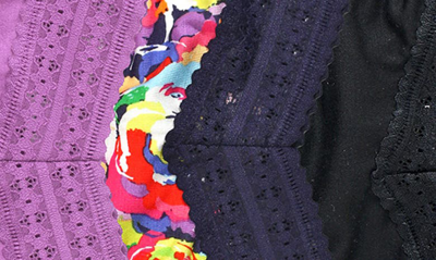 Hanky Panky Dreamease Assorted 3-pack Original Rise Thongs In Tales Of W