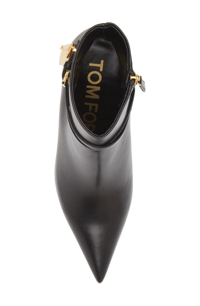Tom Ford Padlock Ankle Boot 55 In Black