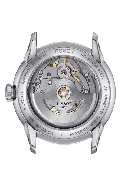 Shop Tissot Chemin Des Tourelles Powermatic 80 Bracelet Watch, 34mm In Grey