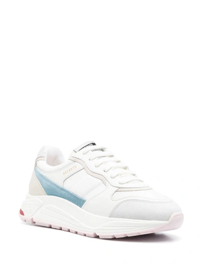 Shop Axel Arigato Rush Leather Sneakers In White