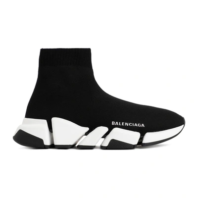 Shop Balenciaga Speed 2.0 Sneakers Shoes In Black