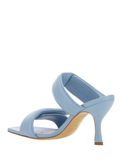 Shop Gia Borghini Sandals In Ice Blue