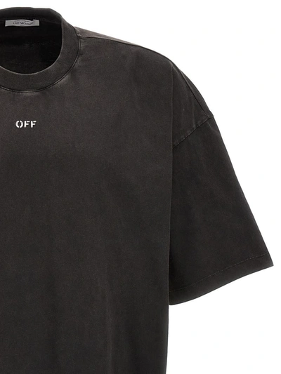 Shop Off-white T-shirt 'bw S.matthew' In Gray