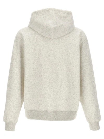 Shop Stampd 'stacked Logo' Hoodie In Gray