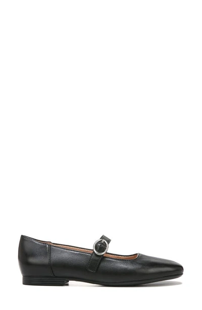 Naturalizer Kelly Mary-jane Flats In Black Leather | ModeSens