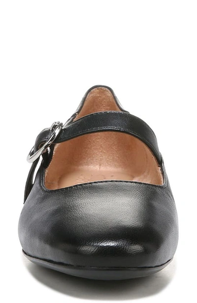 Shop Naturalizer Kelly Mary Jane Flat In Black Leather