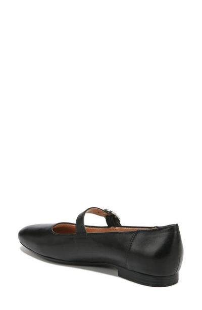 Shop Naturalizer Kelly Mary Jane Flat In Black Leather