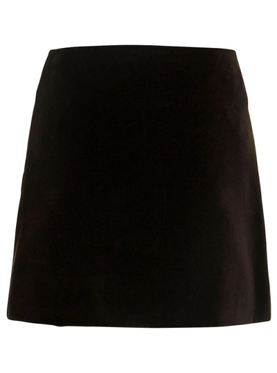Shop Low Classic A-line Mini Skirt In Brown