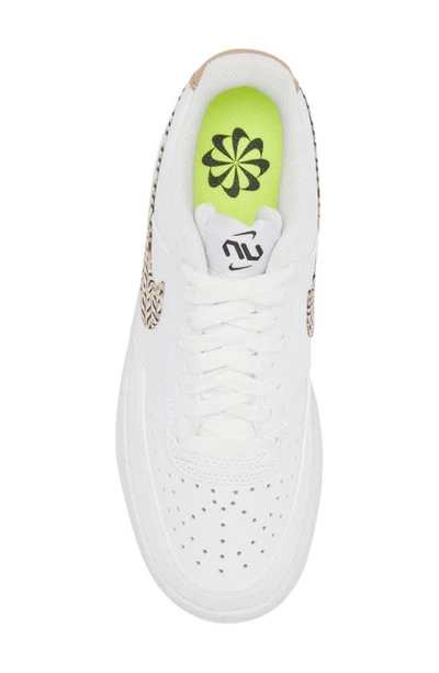 Shop Nike Court Vision Low Next Nature Sneaker In White/ Hemp/ Black/ White