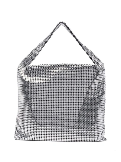 Shop Rabanne Totes In P Silver