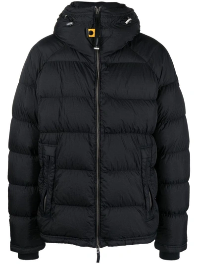 Shop Parajumpers Norton  - Hooded Down Jacket Clothing In 0710 Pencil