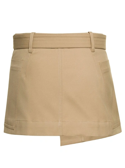 Shop Low Classic Pocket Mini Skirt In Beige