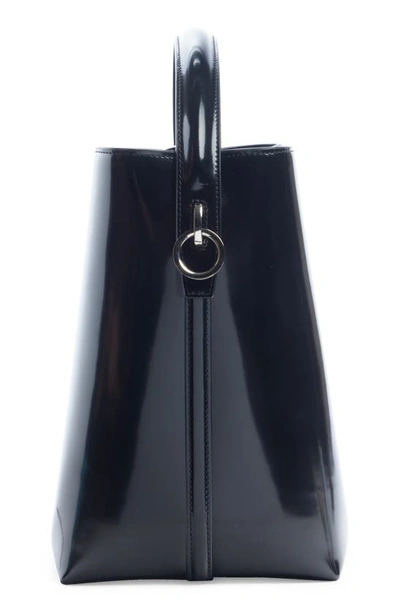 Saint Laurent Le 37 Leather Bucket Bag In Noir