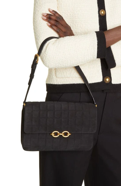 Saint Laurent Le Maillon Shoulder Bag In Noir