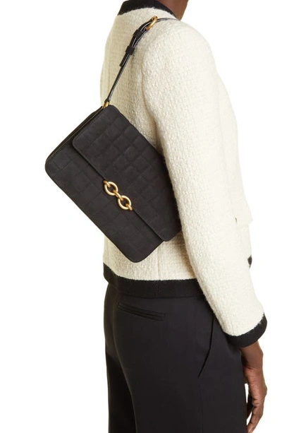 Saint Laurent Le Maillon Shoulder Bag In Noir