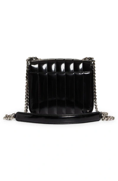 Shop Saint Laurent Small Vicky Quilted Crossbody Bag In Noir