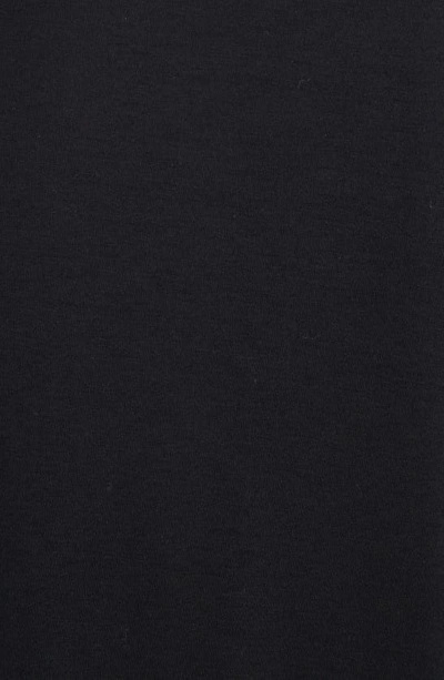Shop Saint Laurent Embroidered Logo T-shirt In Noir