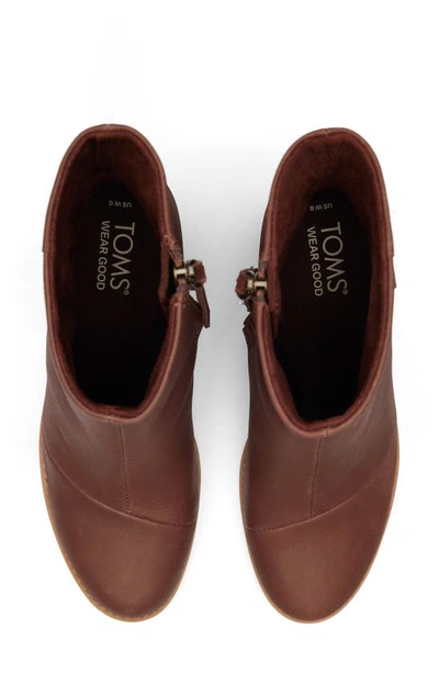 Shop Toms Evelyn Boot In Dark Brown