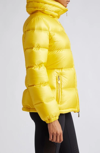 Moncler Douro Down Puffer Jacket In Yellow