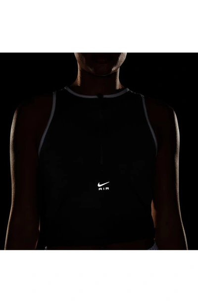 Shop Nike Air Dri-fit Running Tank In Black/ Black/ White