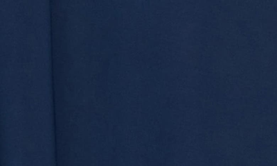Sl Fashions Embellished Tie Belt High-low Dress In Navy