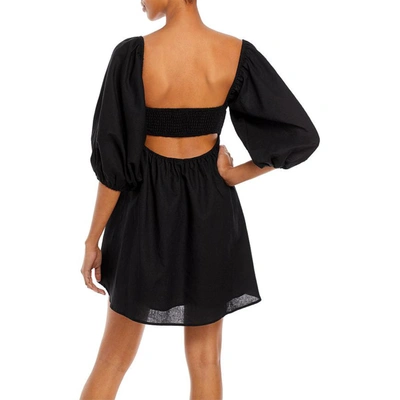 Shop Charlie Holiday Sonny Womens Summer Short Mini Dress In Black