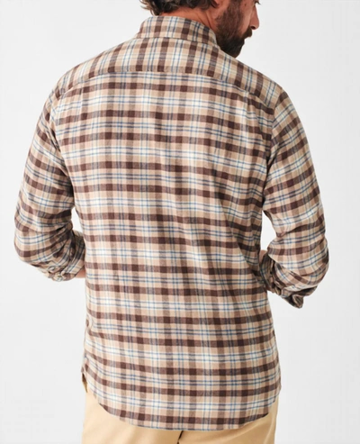 Shop Faherty Movement Flannel Shirt In Ridgeline Plaid In Multi