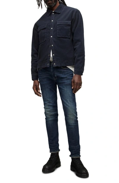 Shop Allsaints Rex Slim Fit Jeans In Indigo