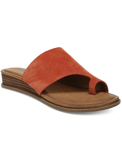Shop Zodiac Giada Womens Toe Loop Slip On Slide Sandals In Pink