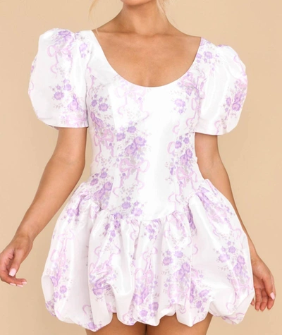 Shop Loveshackfancy Nelisia Dress In French Lilac In Purple