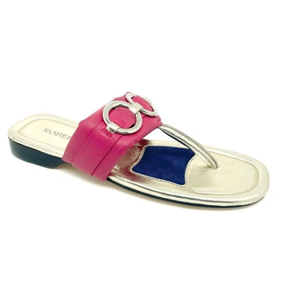 Shop Robert Zur Women's Kai Sandal In Fuchsia/gold In Pink