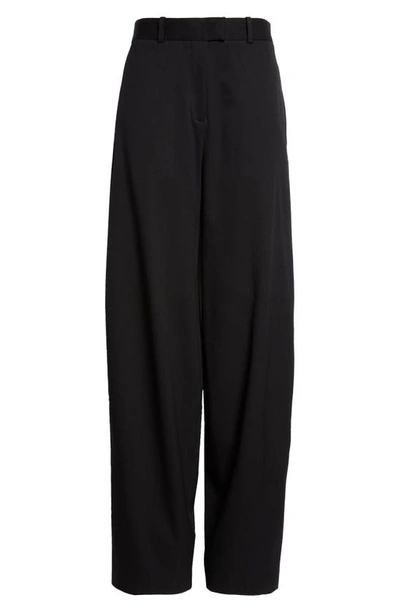 Shop Attico Jagger Long Stretch Wool Pants In Black