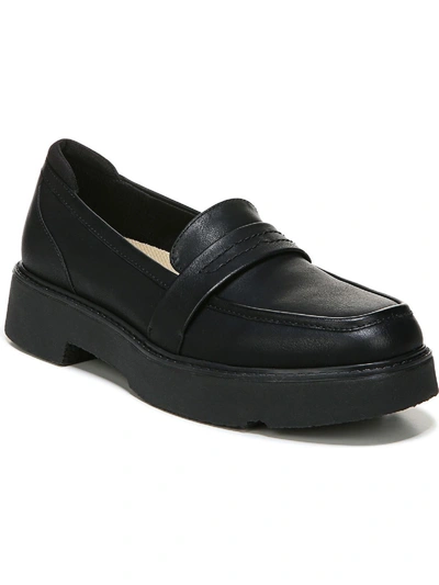 Shop Dr. Scholl's Shoes Vibrant Womens Comfort Insole Slip On Loafers In Black