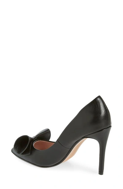 Shop Ted Baker Zafili Bow Pointed Toe Pump In Black