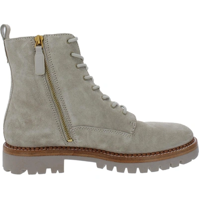 Vince Cabria Lug Womens Zipper Water Repellent Combat & Lace-up Boots In Multi