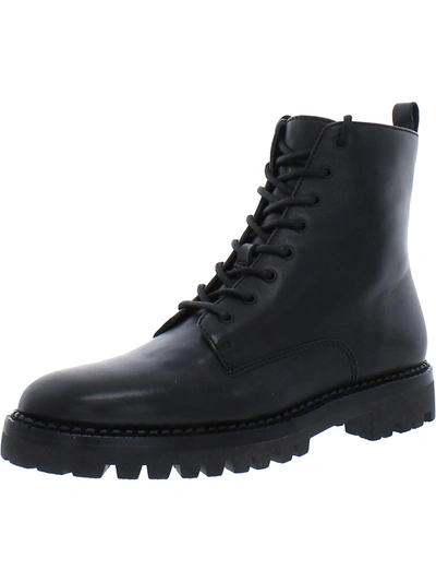 VINCE CABRIA LUG WOMENS ZIPPER WATER REPELLENT COMBAT & LACE-UP BOOTS 