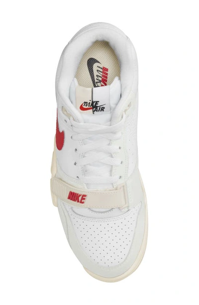 Shop Nike Air Trainer 1 Sneaker In White/ University Red/ Black