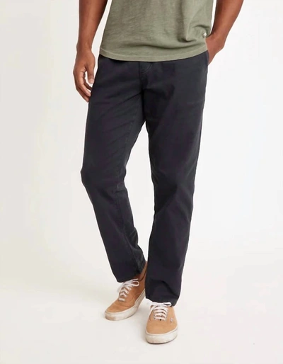 Shop Marine Layer Athletic Fit Saturday Pant In Washed Black