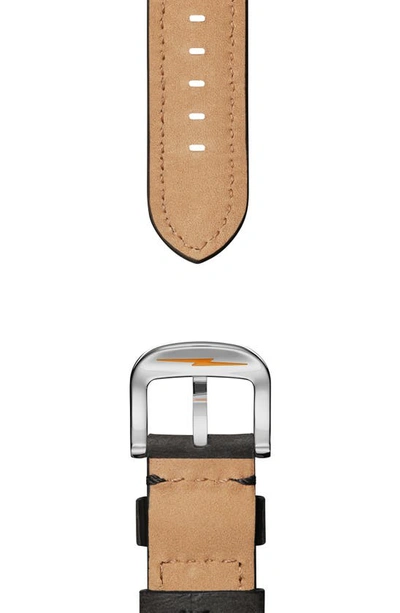 Shinola Interchangeable Leather Watch Strap, 22mm In Cattail
