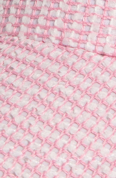 Shop Lele Sadoughi Bow Tie Visor In Shell Pink