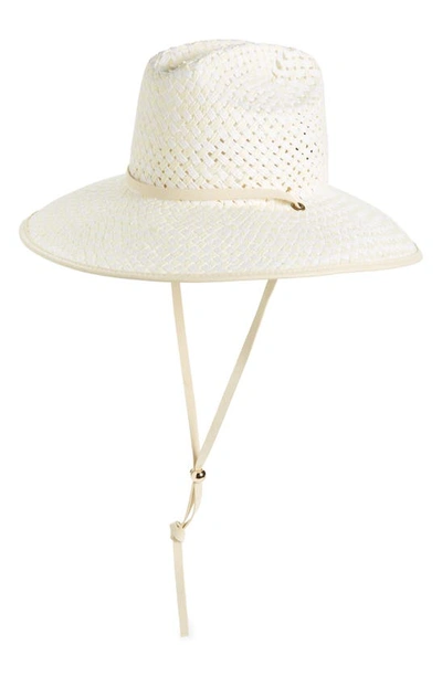 Shop Lele Sadoughi Straw Hat In White Washed