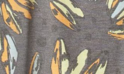 Shop Honeydew Intimates Knit Long Sleeve Short Pajamas In Charcoal Bananas